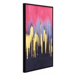 Sunset Wave Canvas Wall Art Multicolor