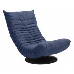 Down Low Swivel Chair Blue