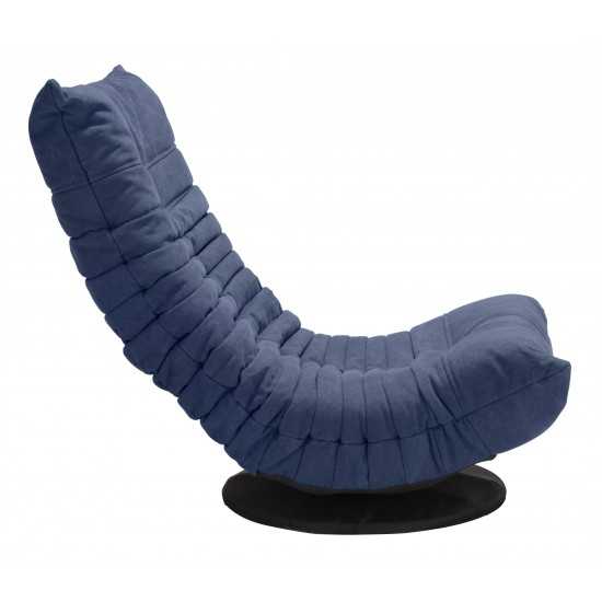 Down Low Swivel Chair Blue