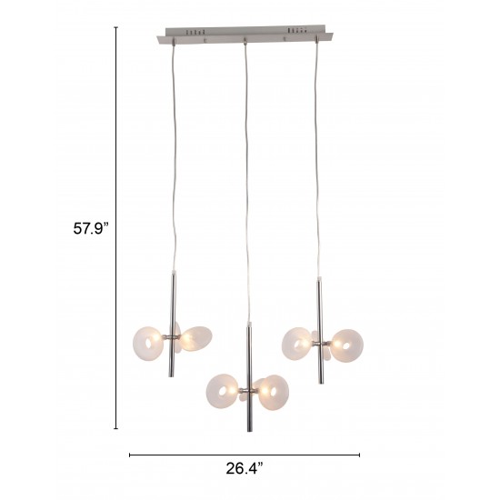 Twinkler Ceiling Lamp Chrome