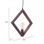 Rotorura Ceiling Lamp Rust