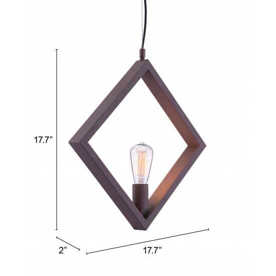 Rotorura Ceiling Lamp Rust