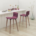 Jericho Counter Chair (Set of 2) Purple