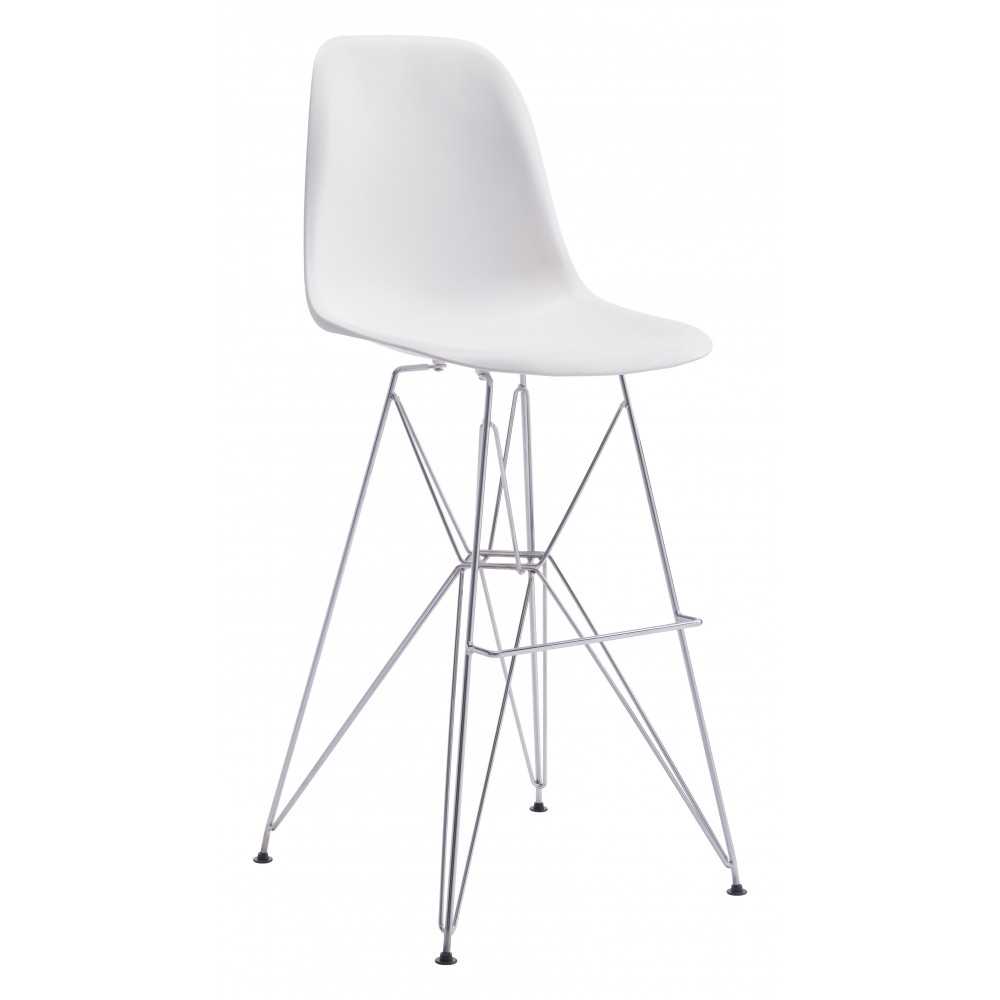 Zip Bar Chair White