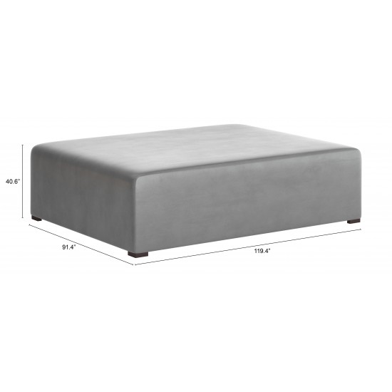 Lisbon Modular Large Seat Gray