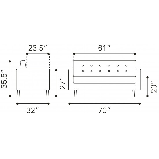 Puget Sofa Gray