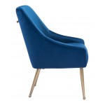 Mira Dining Chair Navy & Gold