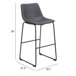 Smart Bar Chair Charcoal