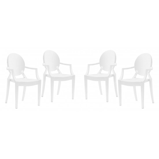 Anime Dining Chair (Set of 4) White