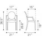 Anime Dining Chair (Set of 4) White
