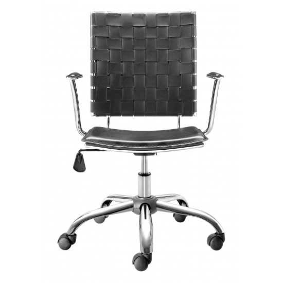 Criss Cross Office Chair Black