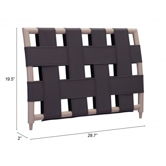 Glass Beach Armside/Backrest Taupe & Brown