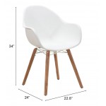 Tidal Dining Chair (Set of 4) White