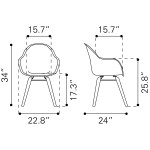 Tidal Dining Chair (Set of 4) White