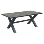 Bodega Dining Table Gray & Brown