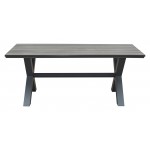 Bodega Dining Table Gray & Brown