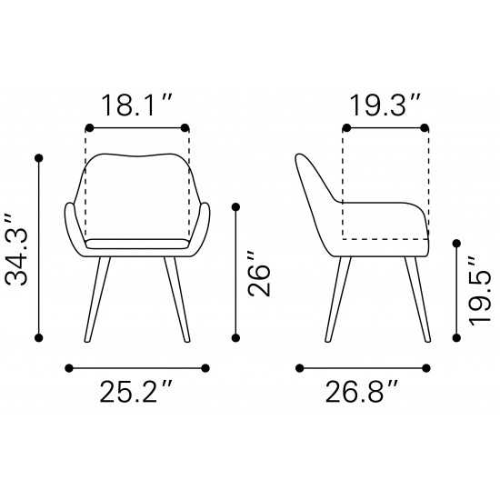 Pismo Dining Chair Taupe