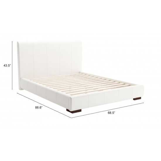 Amelie Queen Bed White