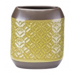 Small Square Planter Olive Green