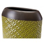 Small Square Planter Olive Green