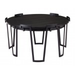 Nesting Coffee Tables Set Black