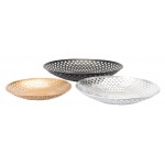 Set of 3 Shallow Bowls Multicolor