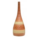 Large Flame Bottle Brown