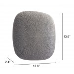 Small Square Granite Plaque Light Gray
