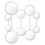 Cery Round Mirrors Silver