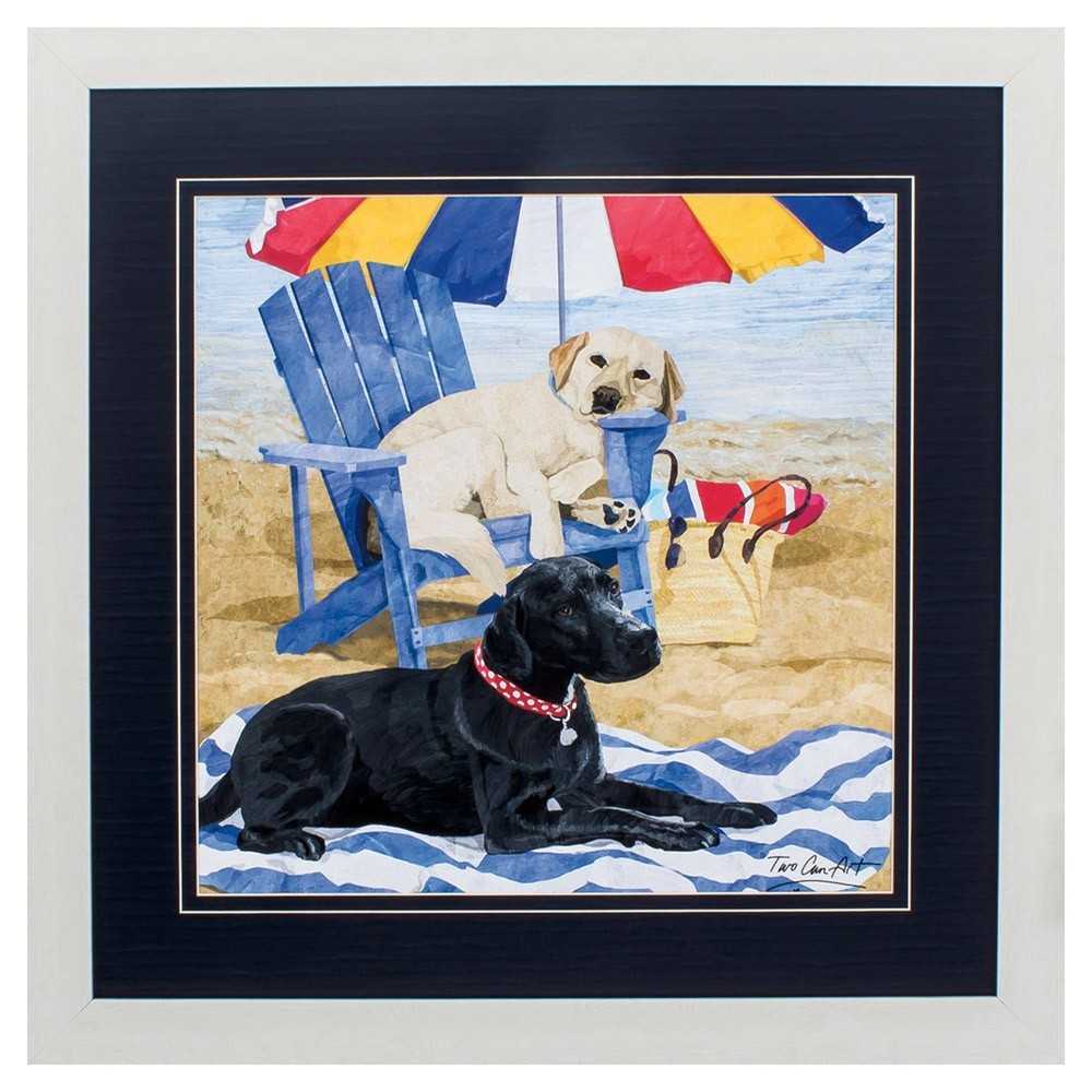 Labs On Beach