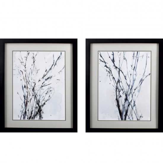 Watercolor Branches S/2