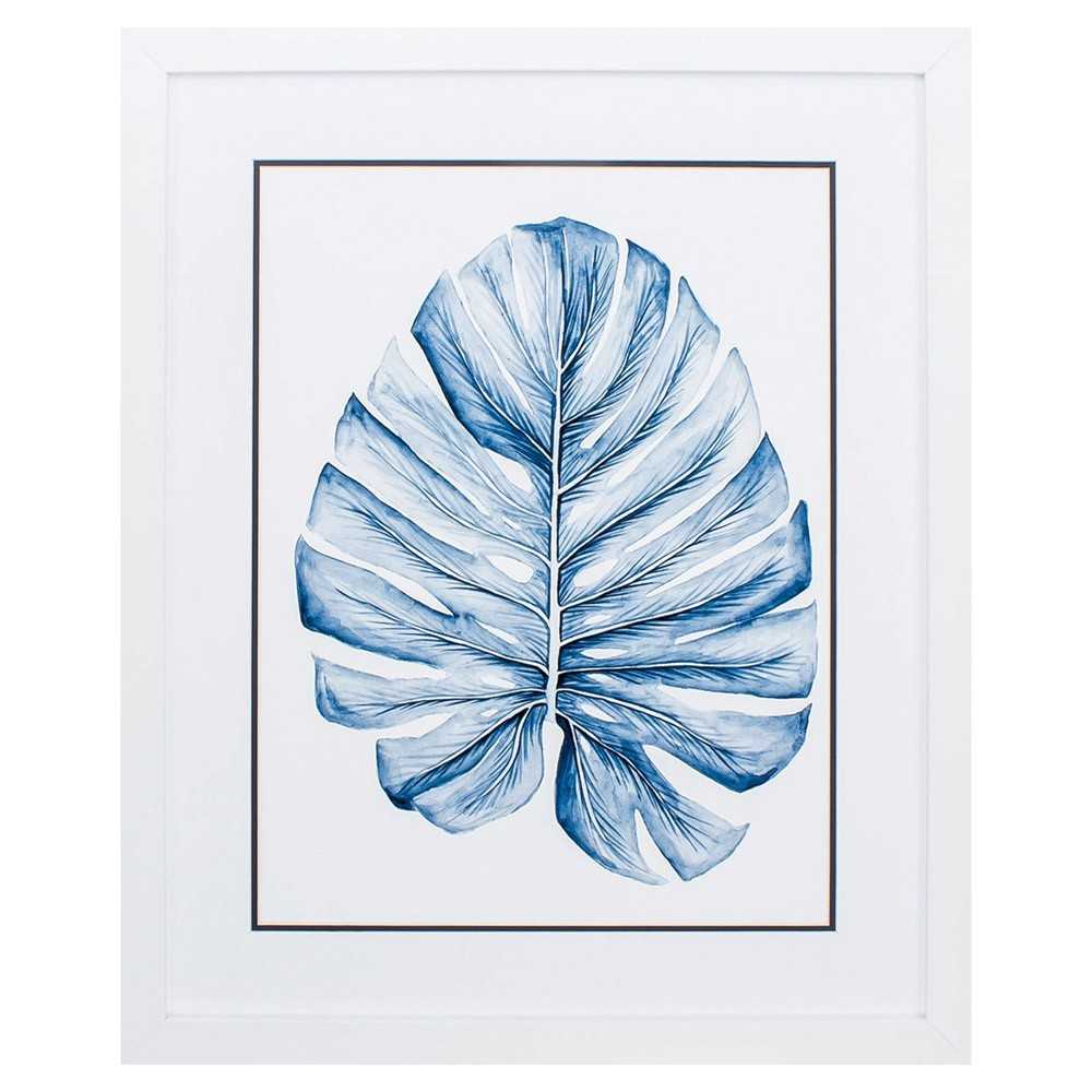 Indigo Tropical Leaf I