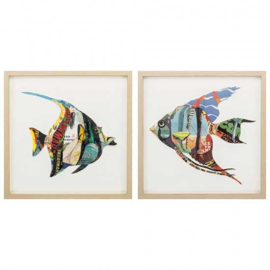 Paper Collage Fish S/2