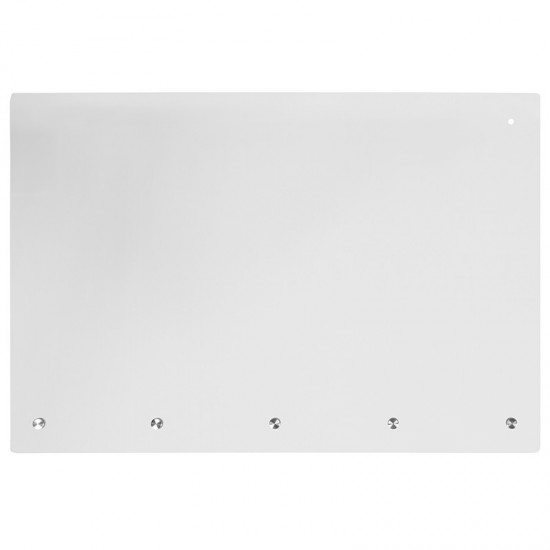 Acrylic Suspended Register Shield / Sneeze Guard, 24"H x 36"L - Hanging and Mounting Hardware Included