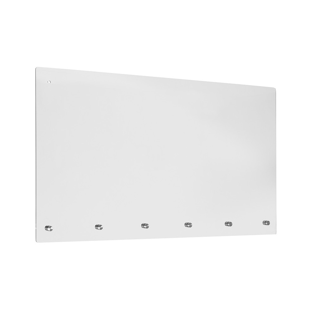 Acrylic Suspended Register Shield / Sneeze Guard, 24"H x 42"L - Hanging and Mounting Hardware Included