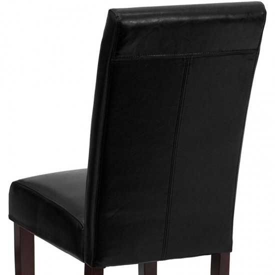 Black LeatherSoft Parsons Chair