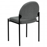 Comfort Gray Fabric Stackable Steel Side Reception Chair