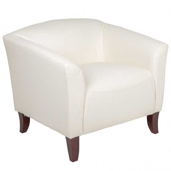 Ivory LeatherSoft Chair