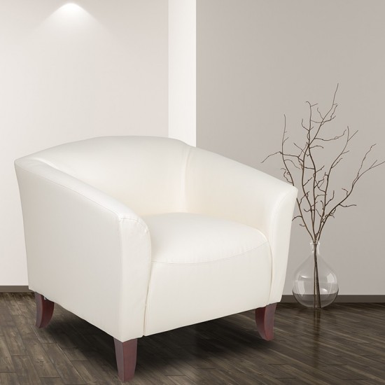 Ivory LeatherSoft Chair