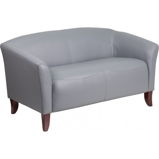 Gray LeatherSoft Loveseat