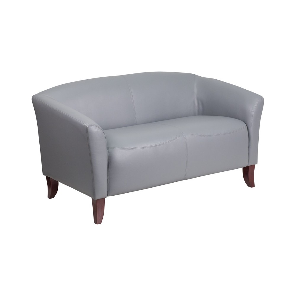 Gray LeatherSoft Loveseat