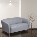 Gray LeatherSoft Loveseat