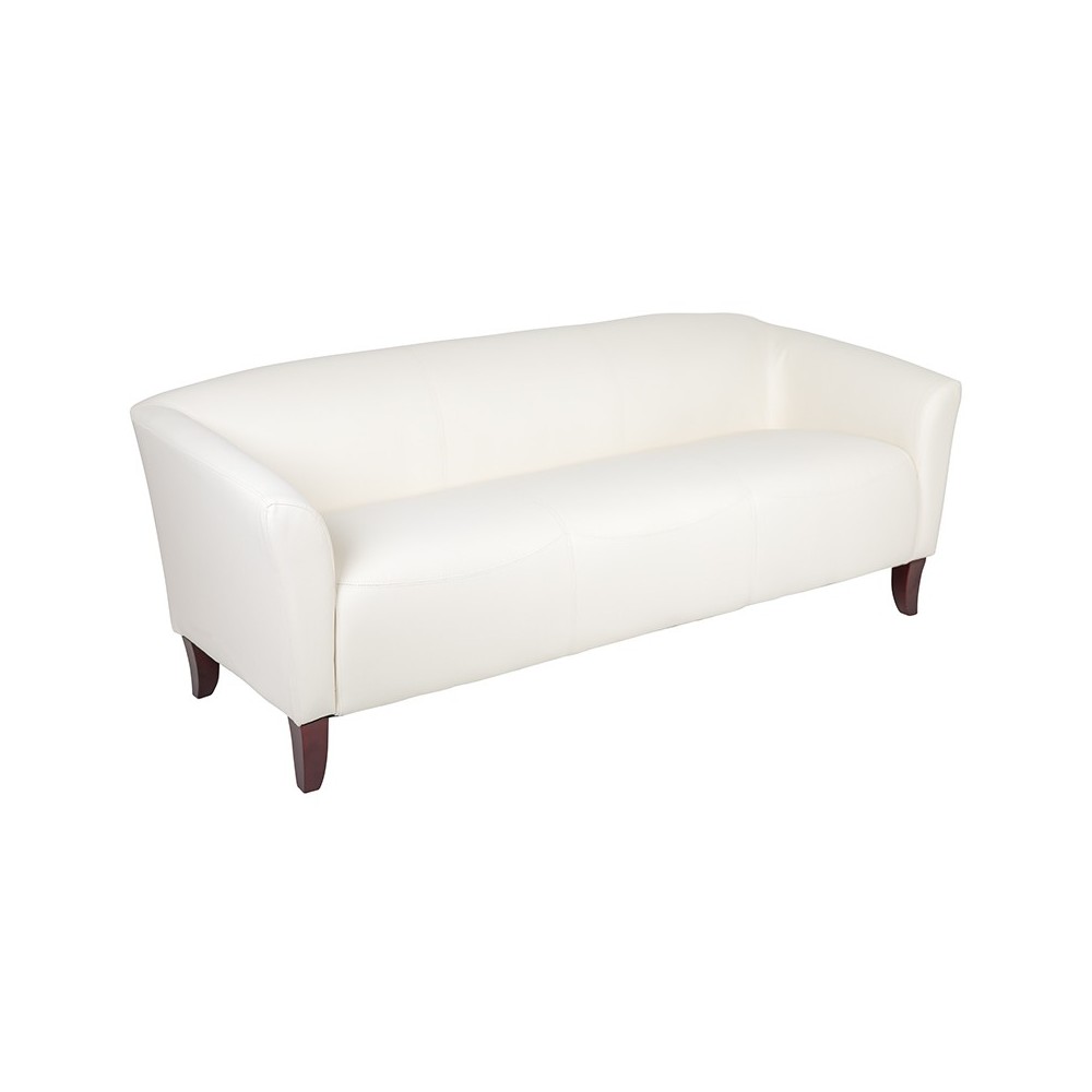 Ivory LeatherSoft Sofa