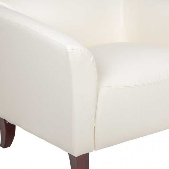 Ivory LeatherSoft Sofa