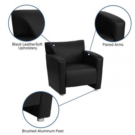 Black LeatherSoft Chair