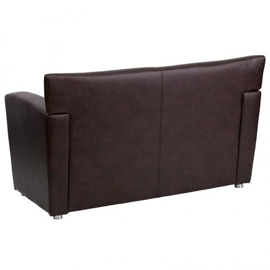 Brown LeatherSoft Loveseat