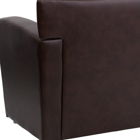 Brown LeatherSoft Loveseat