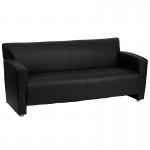 Black LeatherSoft Sofa