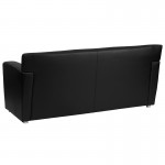 Black LeatherSoft Sofa