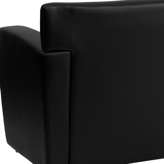 Black LeatherSoft Sofa